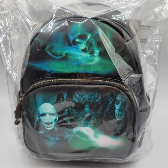 New Loungefly Harry Potter Death Eater Dark Mark Backpack - Picture 1 of 7